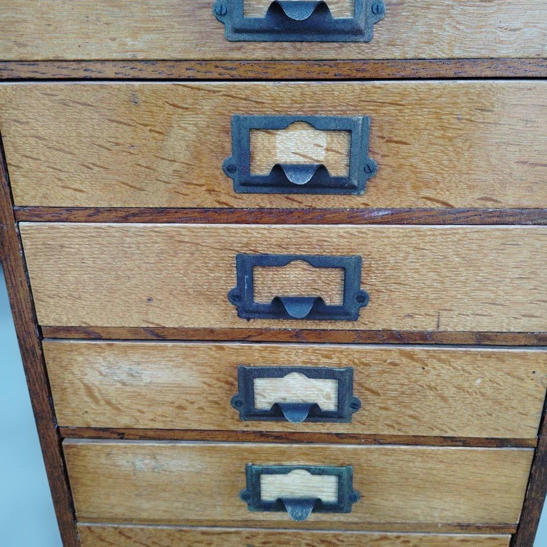 当時物 引き出し タンス 10引き出し 木製 昭和レトロ アンティーク