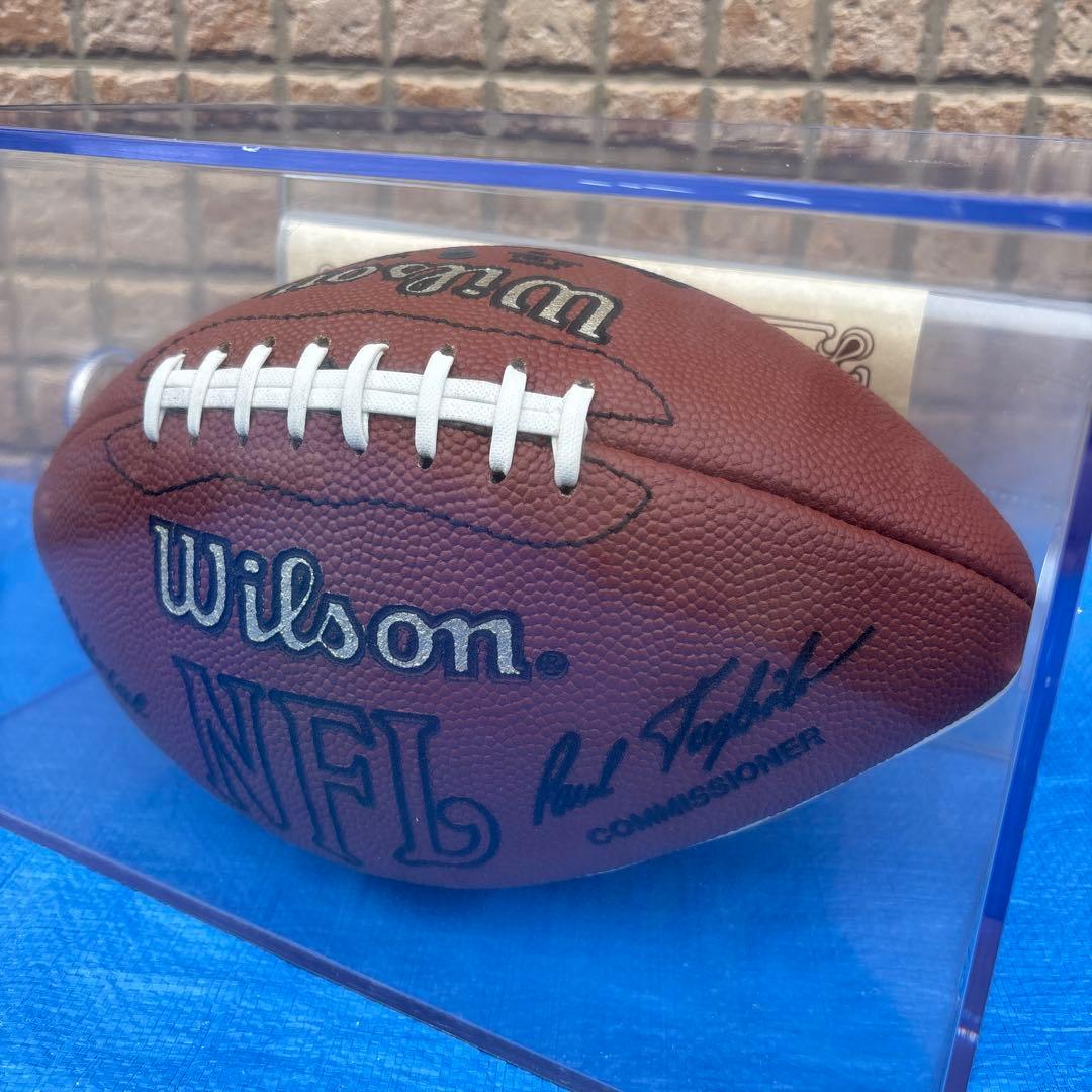 NFLクォーターバック　ダン・マリーノ　サイン入りフットボール　ウィルソン