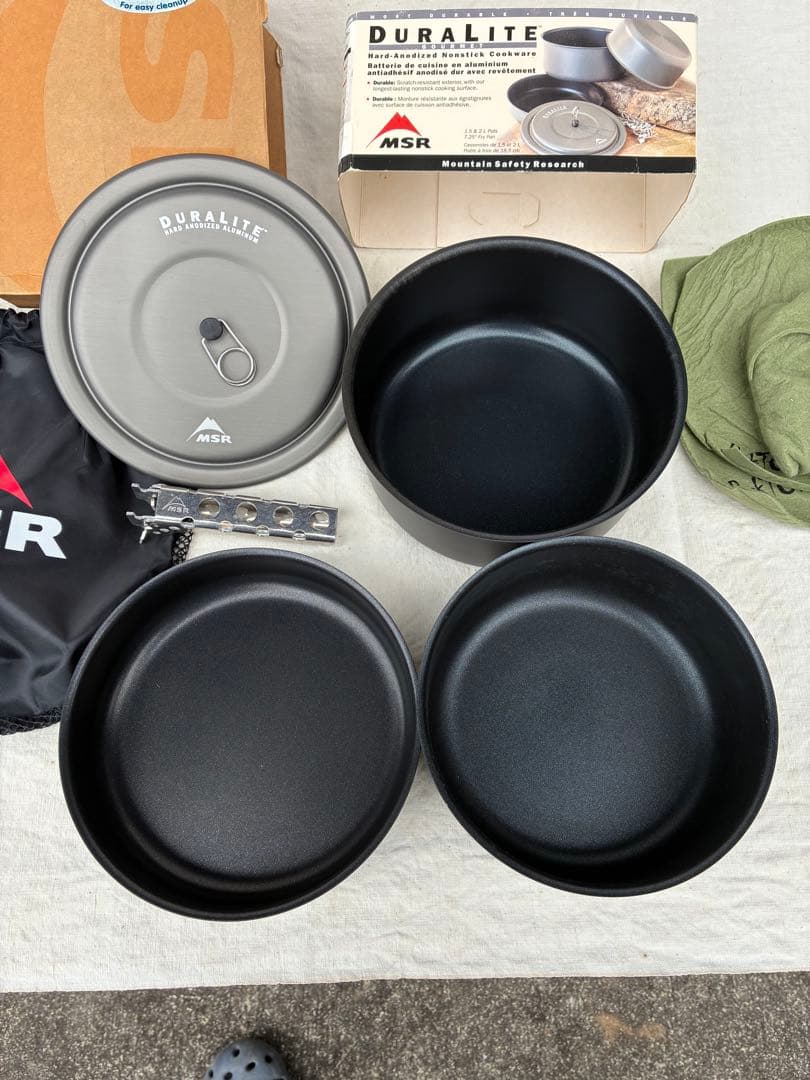 未使用　MSR Duralite クッカーセット