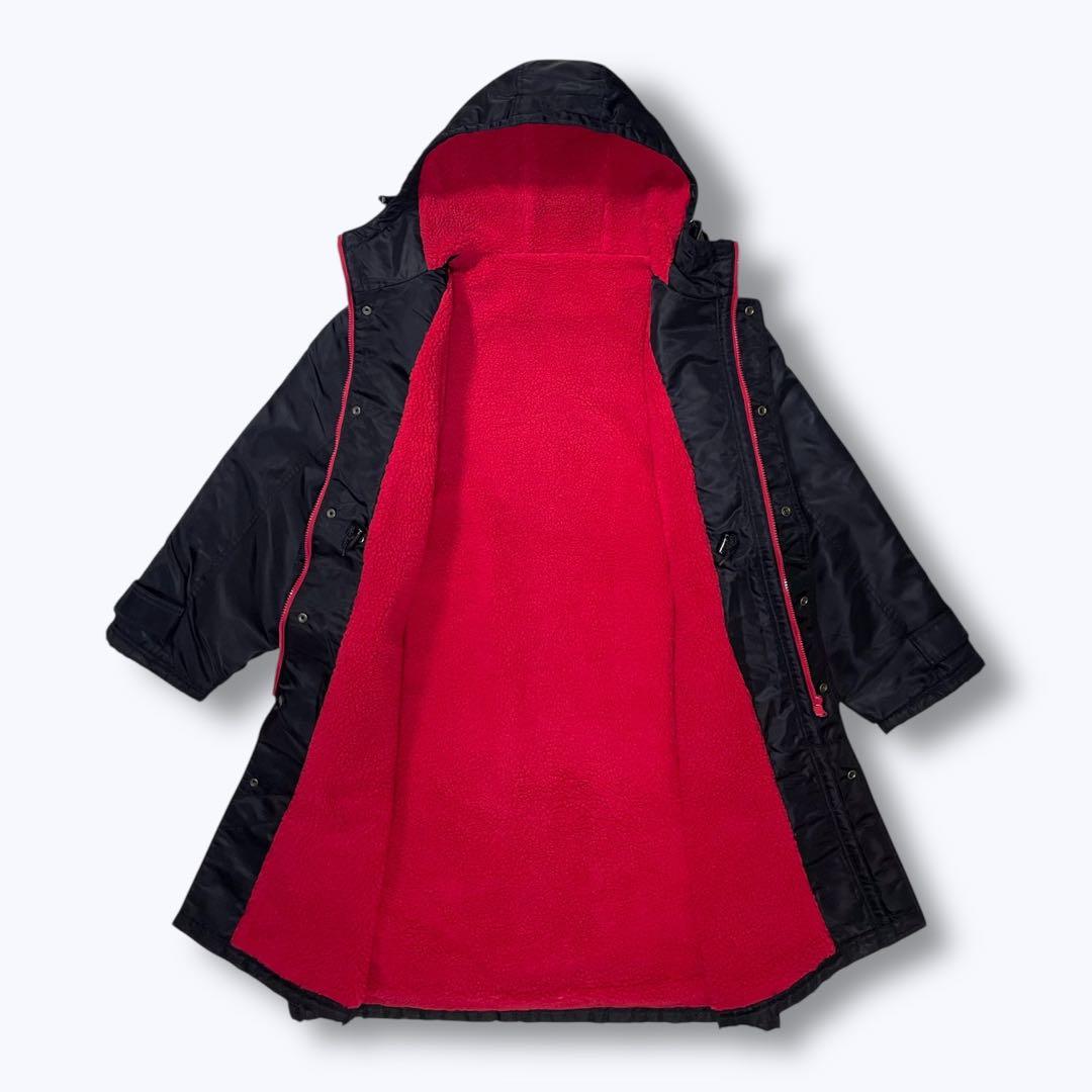 90s サッカー TOYOTA CUP トヨタカップ ベンチコート 裏ボア 黒