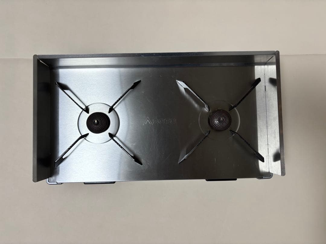 SOTO レギュレーター2バーナー GRID(グリッド)　専用ハードケース付
