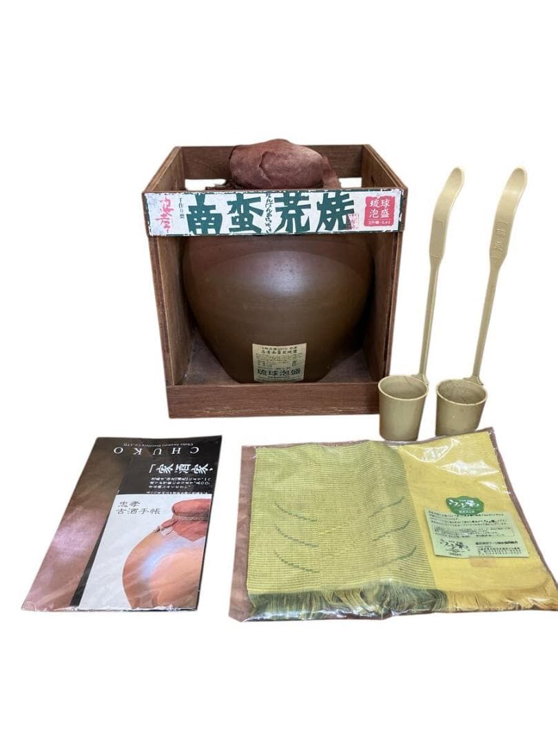 琉球泡盛 忠孝 南蛮荒焼甕 五年古酒 詰口2012.02.07 5400ml