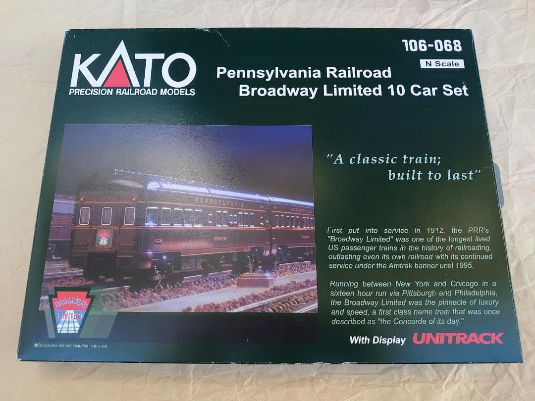 難有）KATO 106-068 ブロードウェイ・リミテッド 10両基本セット