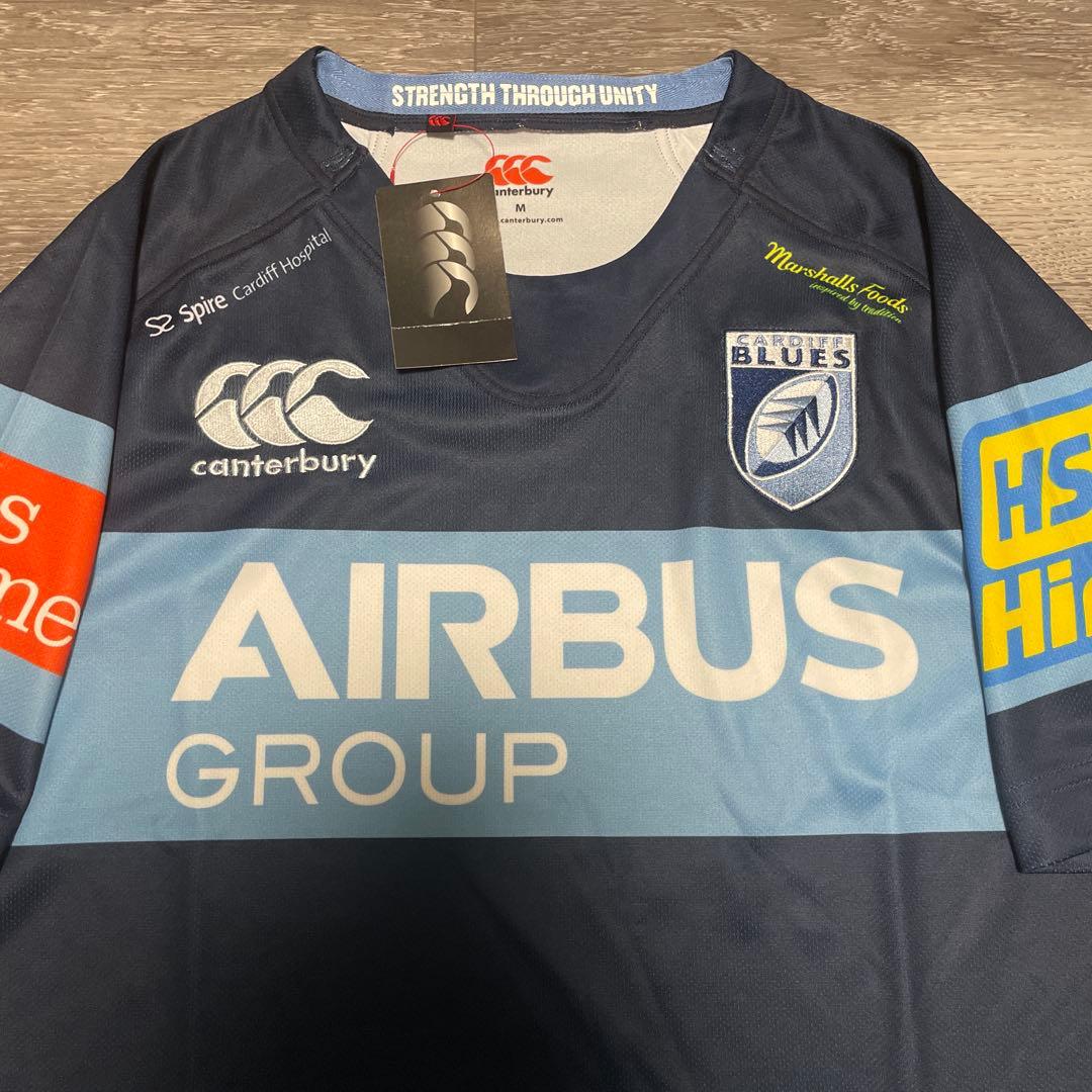 デッドストック canterbury CARDIFF BLUES Jersey1