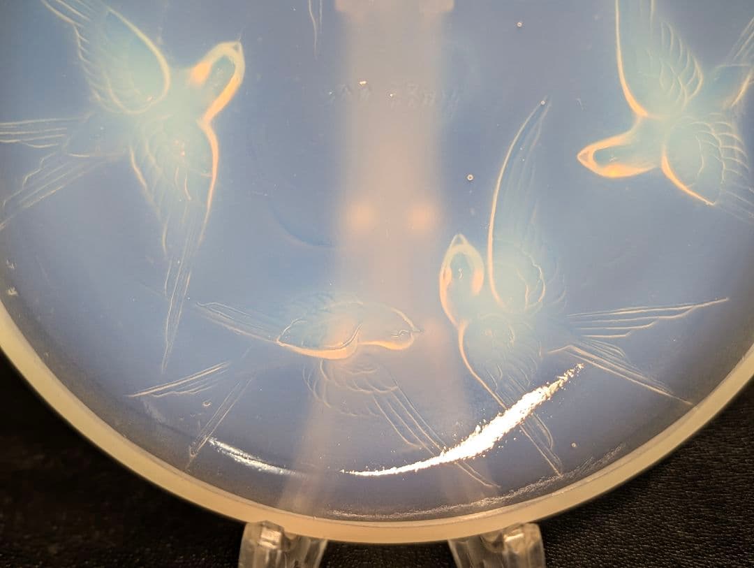 Sabino France サビノ オパルセント ツバメ プレート 直径12㎝