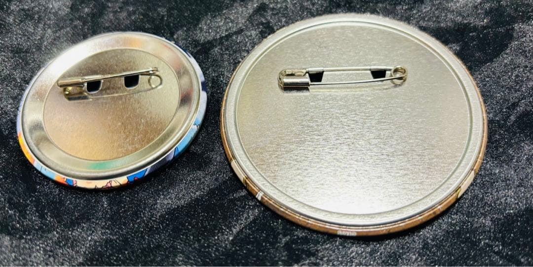 ワンピース 20周年記念 原作絵 缶バッジ ルフィ 2個セット