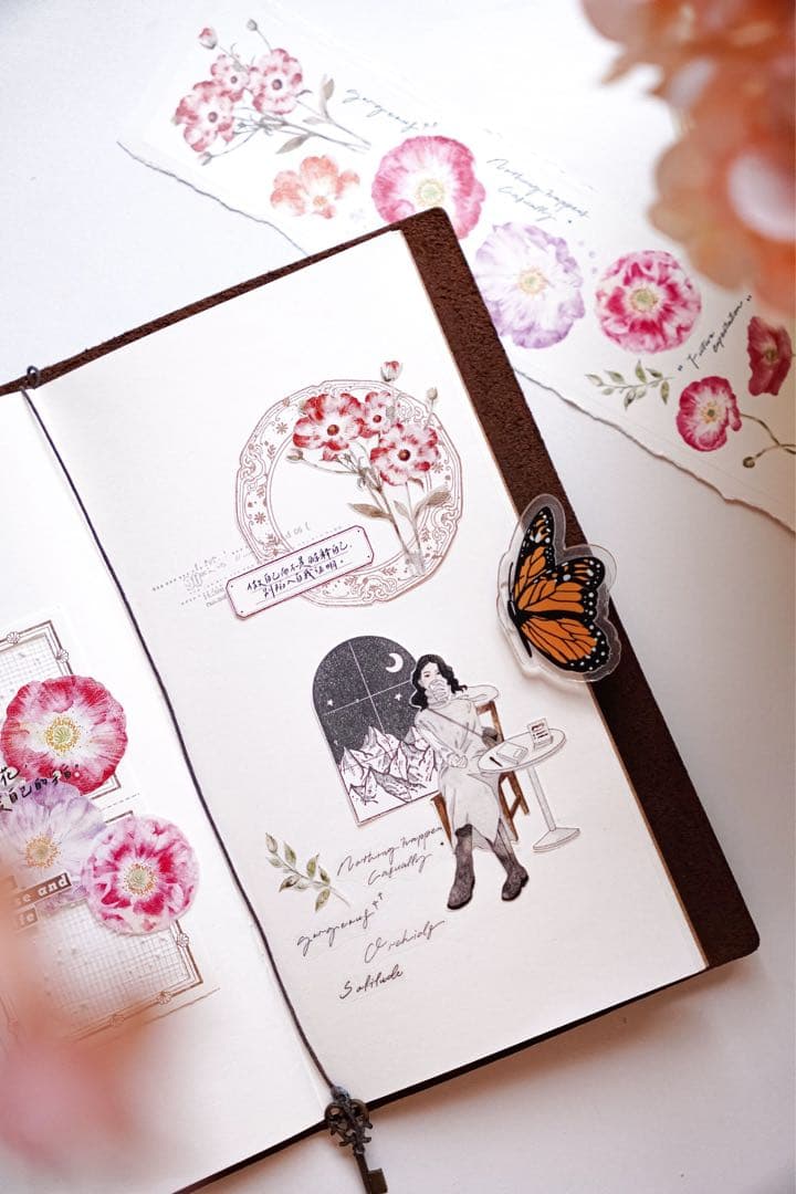 ⭐️SALE⭐️ 媛子文创《一抹春》海外マスキングテープ　マステ 【1875】