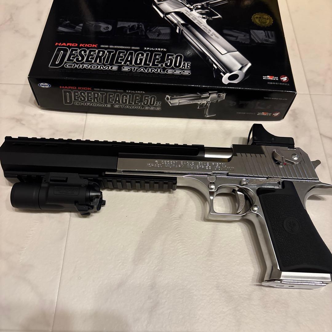 東京マルイデザートイーグル50AE クロームステンレス カスタム済み24時間価格