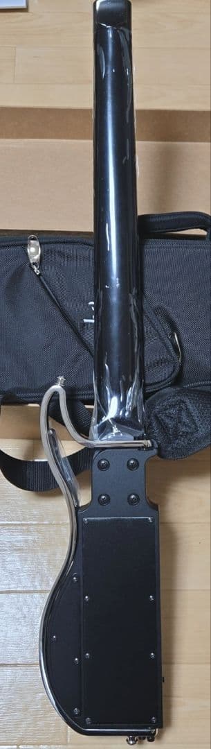 Alp AD-80 エレキギター ブラック 折り畳み可能コンパクトギター