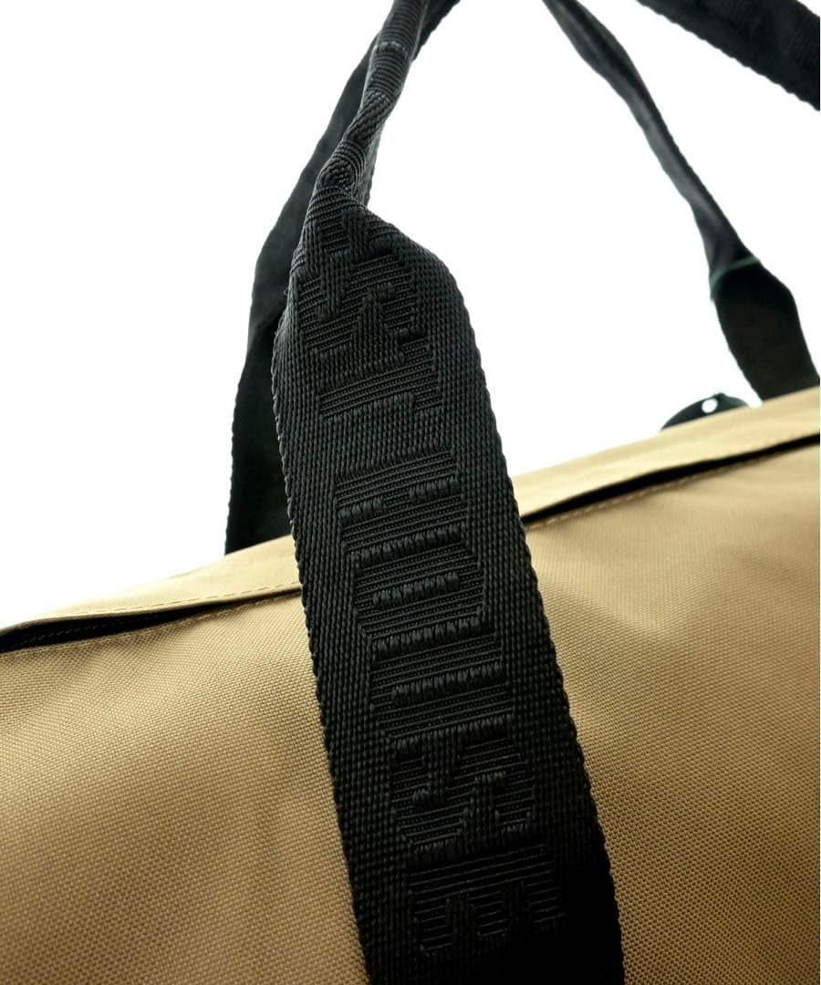 未使用 ミスタージェントルマン アウトドア ボストン ダッフル バッグ ベージュ