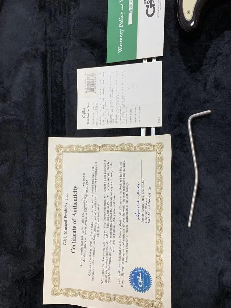 希少G&L USA ジョージ・フラートンシグネチャー レガシーストラトフェンダー