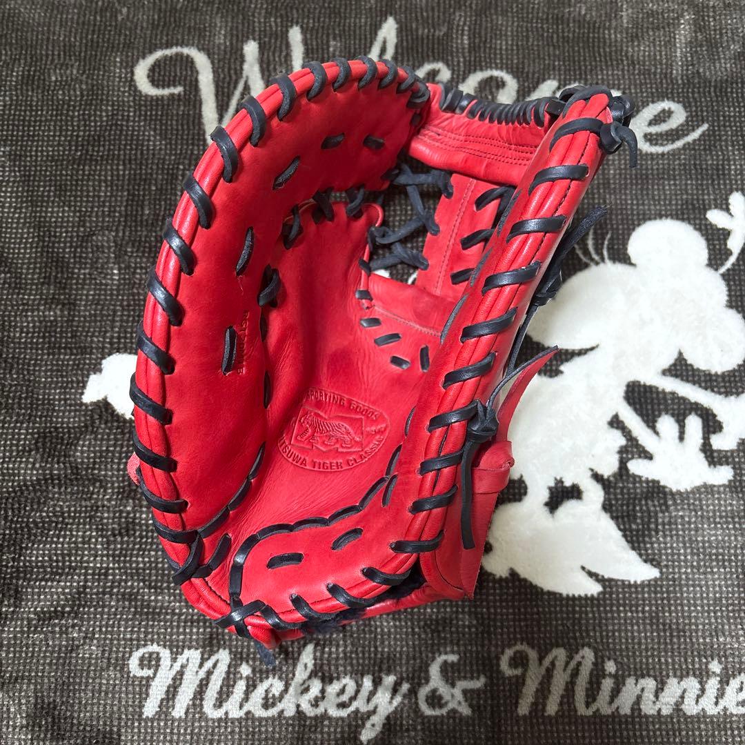 ミツワタイガー　左利き用ファーストミット(軟式)