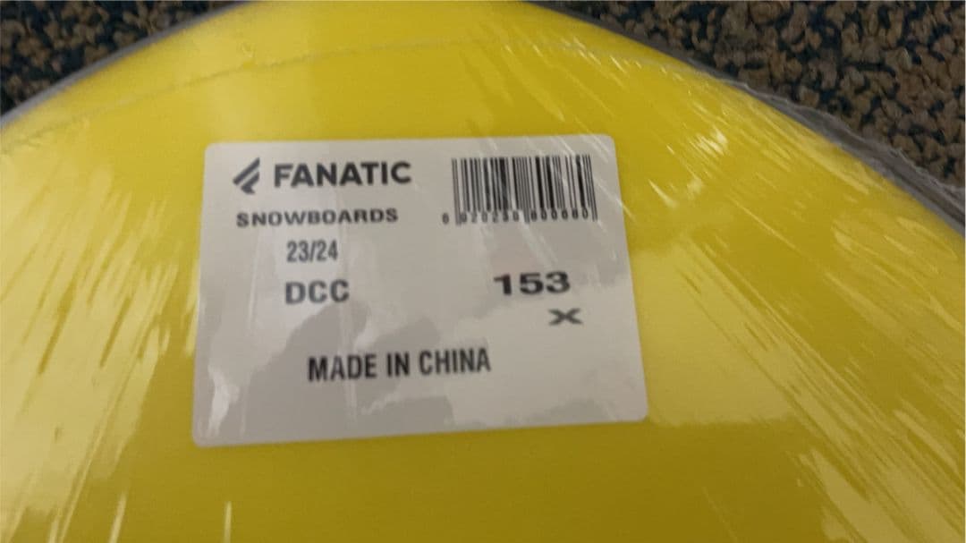 新品■スノーボード FNTC DCC 23-24 153