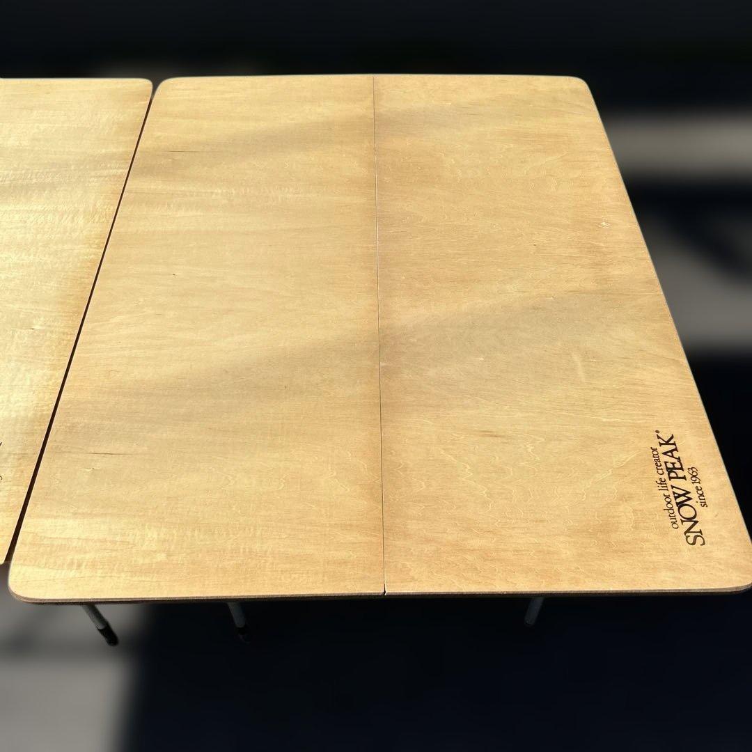 スノーピーク(ヤマコウ期)アジャスタブル フォールディングテーブル ケース付