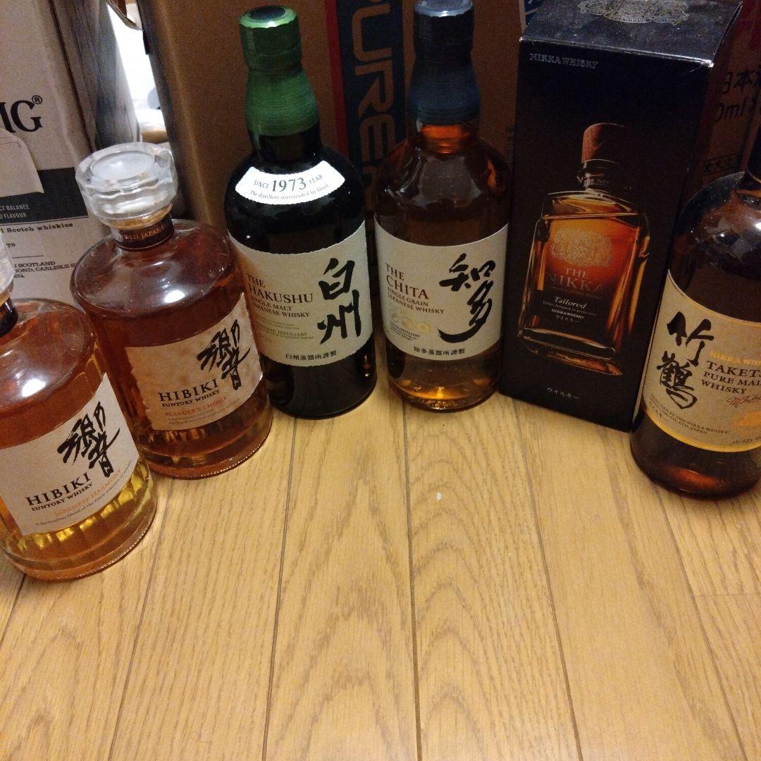 サントリー 響 BC JH 白州 知多 ニッカ ザ・ニッカ 竹鶴ピュアモルト
