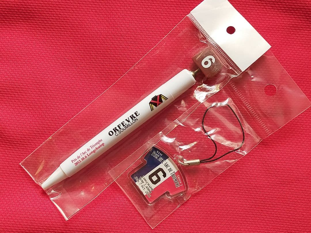 ①◆　競馬　JRA　◆　オルフェーヴル　◆　凱旋門賞　◆ストラップ　ボールペン◆