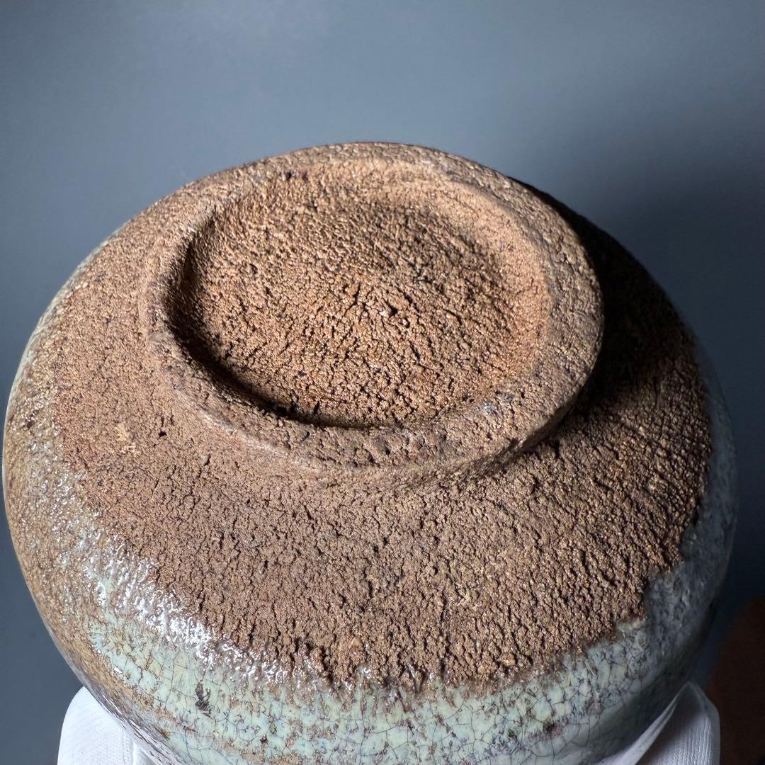 古唐津　班唐津茶碗　共箱　時代物　裏千家　表千家　蒐集家旧蔵品