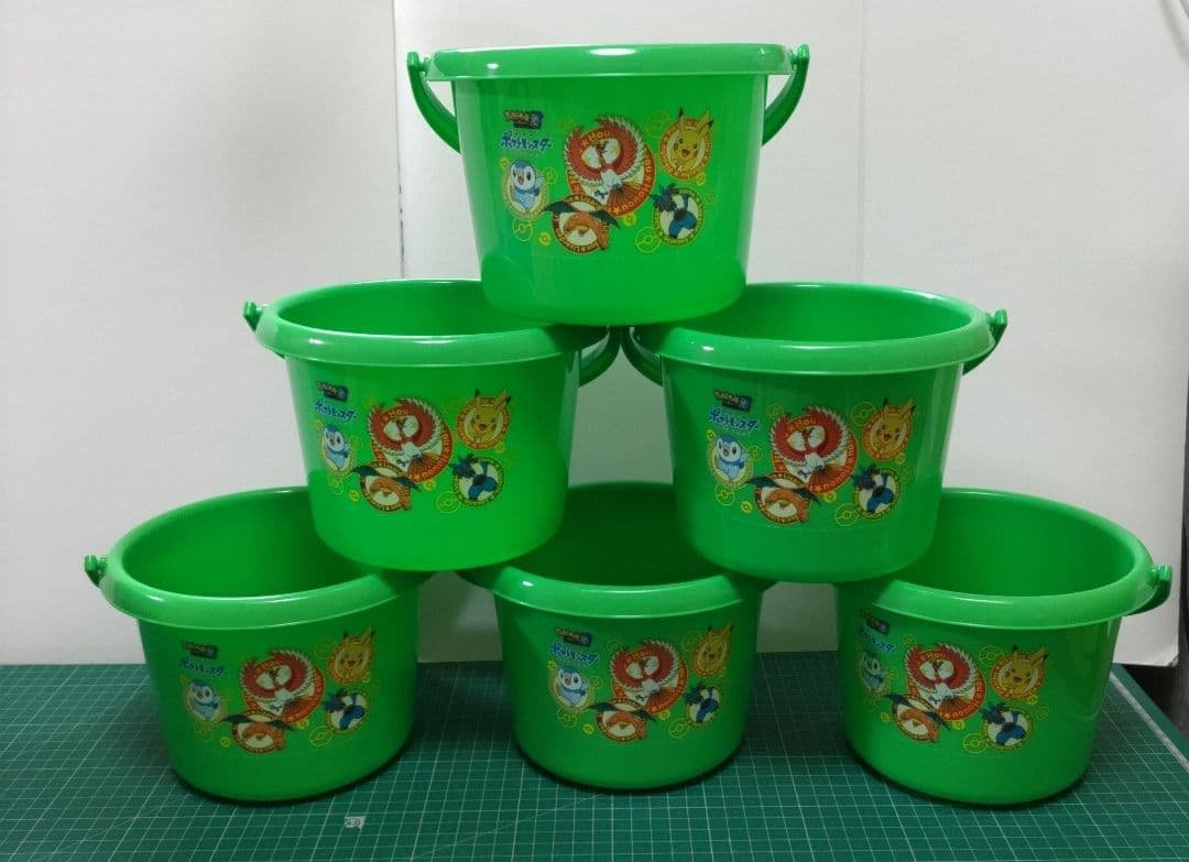 ★★★【未使用】24個 ポケモン バケツ 4種✕6 24個まとめて