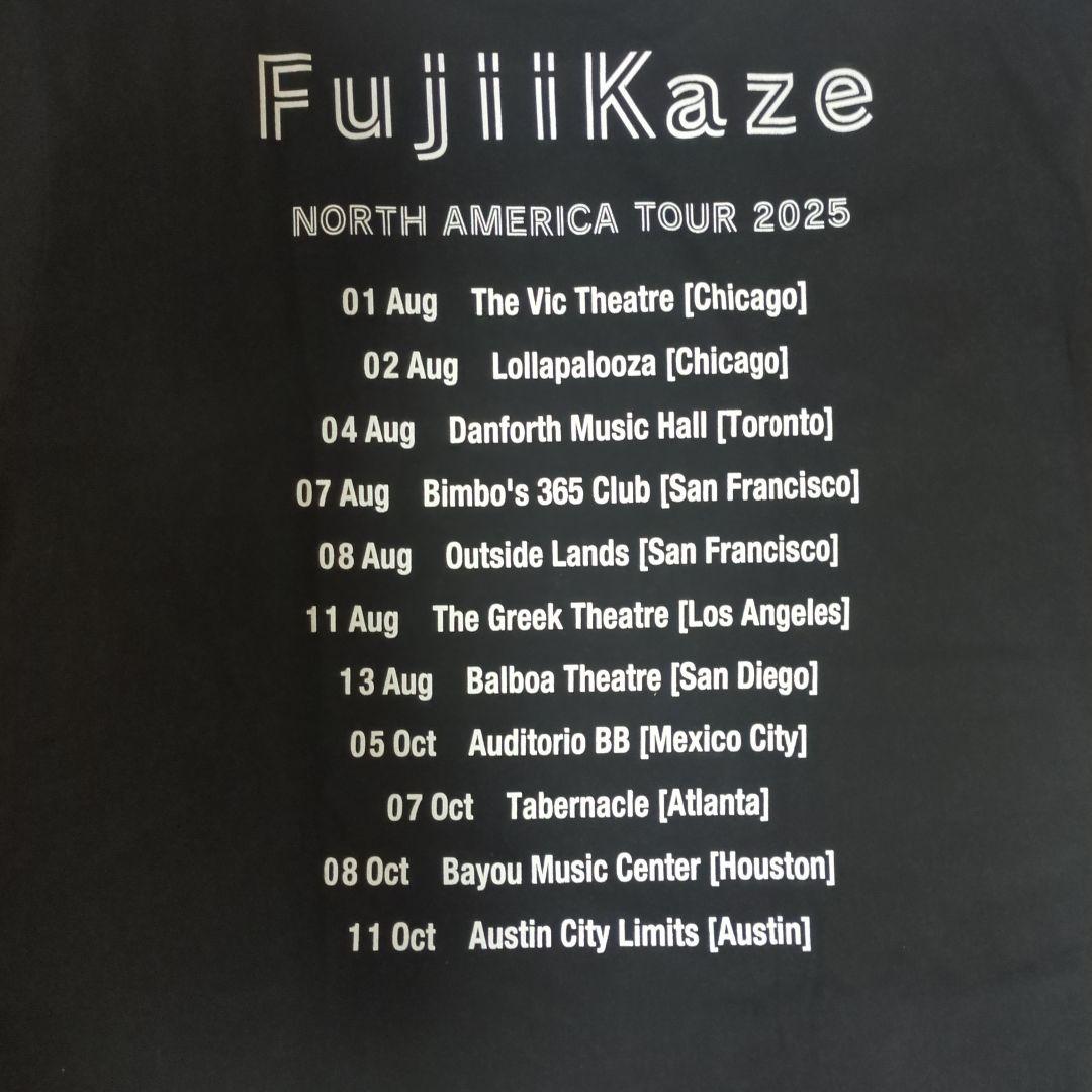 Fujii kaze NATOUR ドリンク黒T　Mサイズ