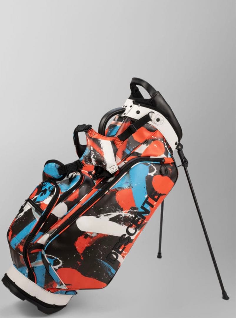 ガワDESCENTE 【万美コレクション】キャディバッグ(スタンド式)9型