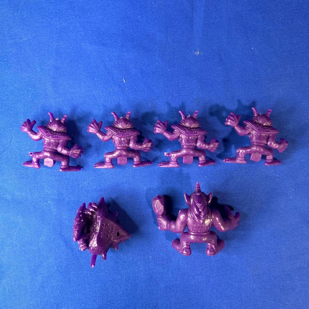 【希少】甲竜伝説ヴィルガスト 消しゴム フィギュア 戦士&モンスター　紫