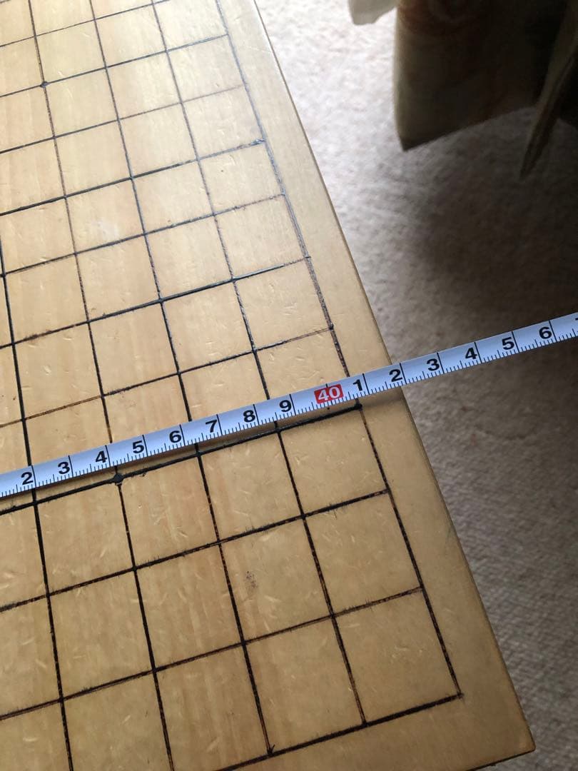 時代　囲碁盤　脚付　カバー付