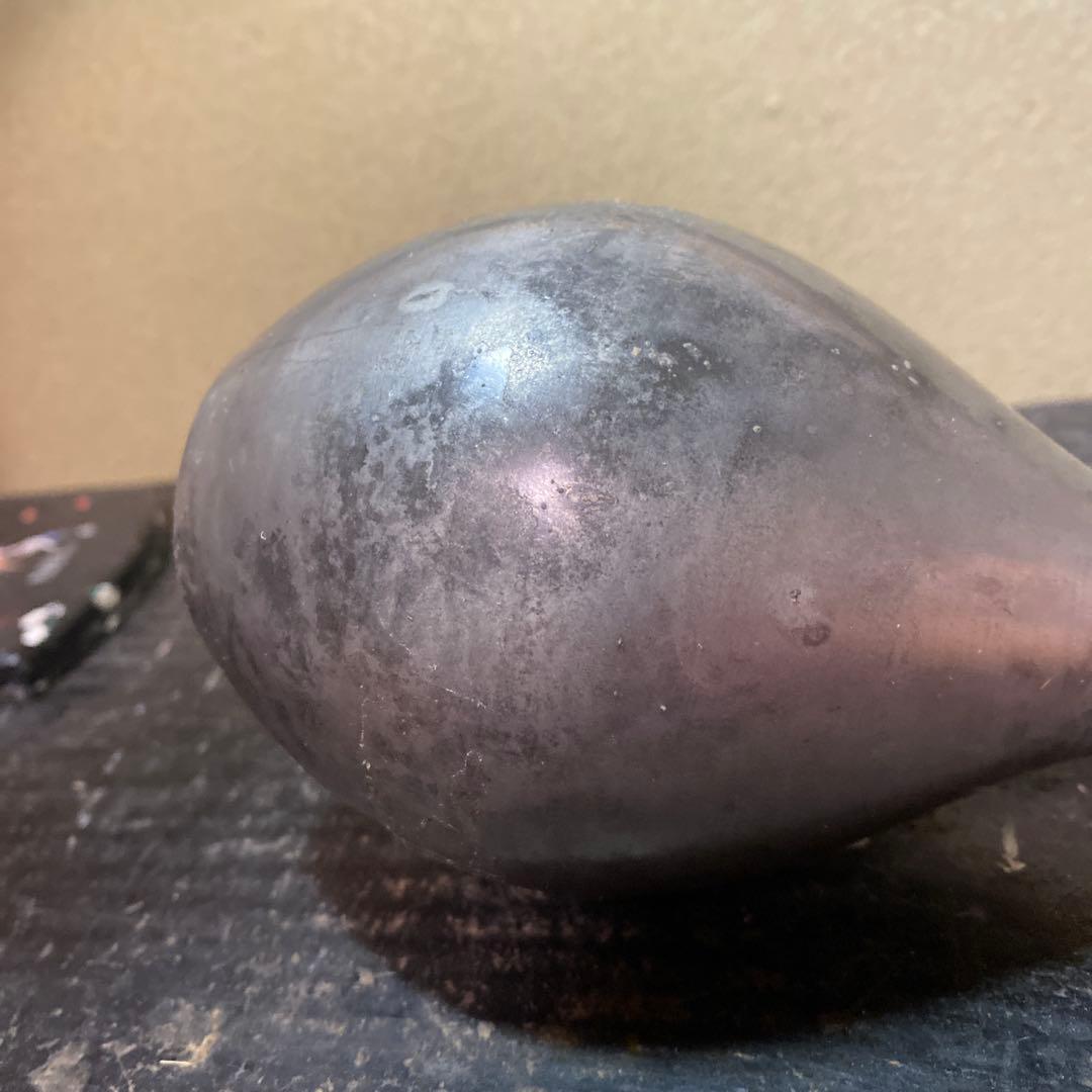 古錫徳利　京錫源製A 18cm8cm 447g