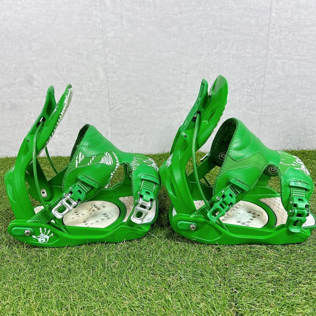 FLOW ビンディング　フロー　Mサイズ　グリーン　バインディング　スノーボード