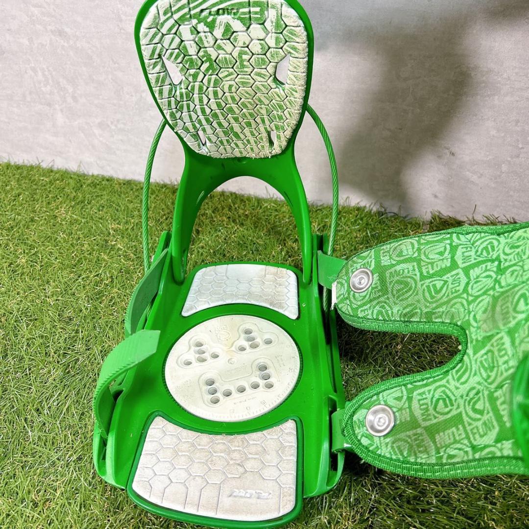 FLOW ビンディング　フロー　Mサイズ　グリーン　バインディング　スノーボード