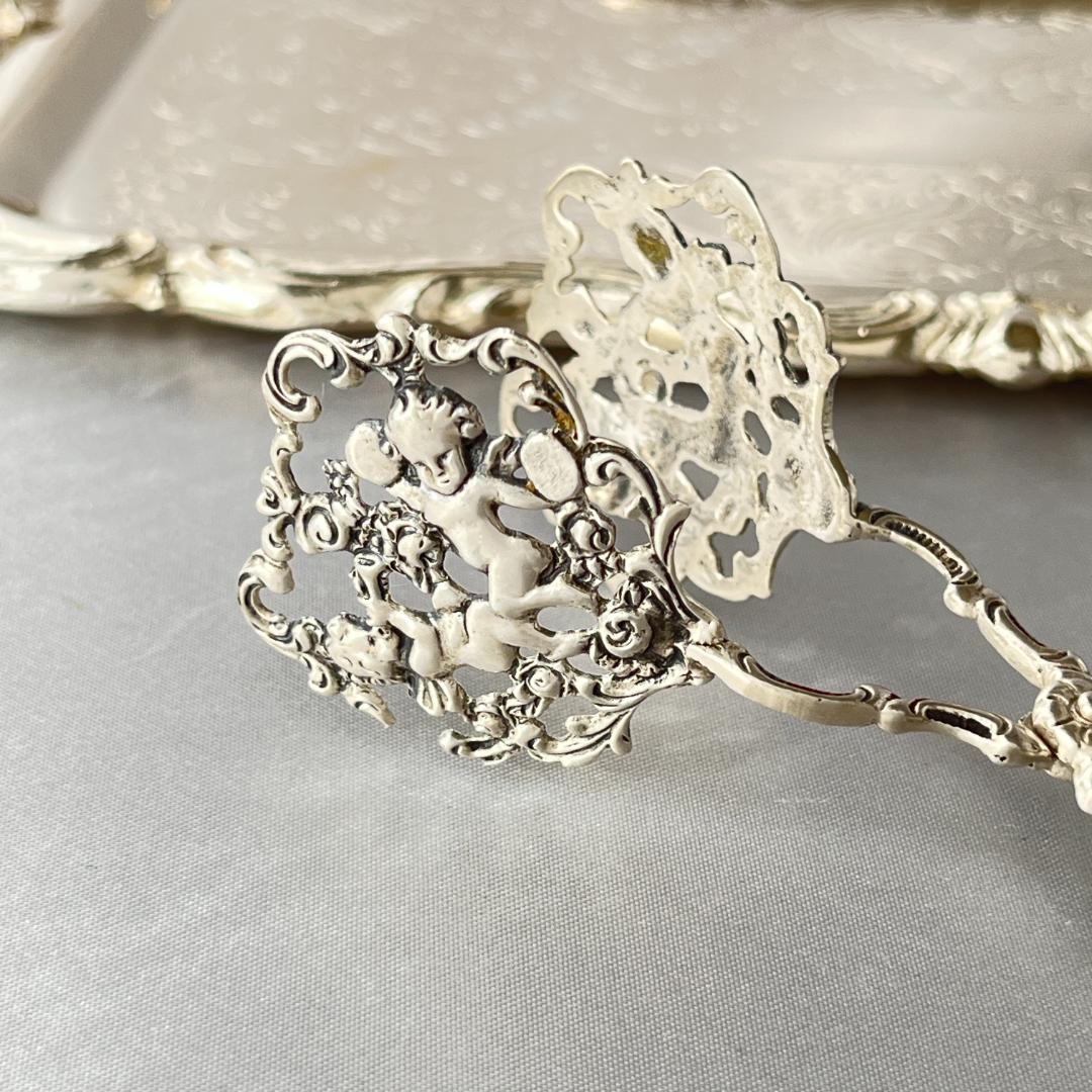 【 Bodemer】 天使の透かしのクッキートング【純銀】薔薇