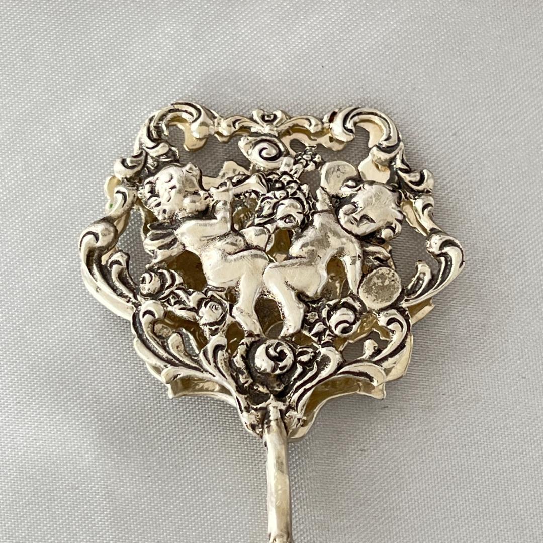 【 Bodemer】 天使の透かしのクッキートング【純銀】薔薇