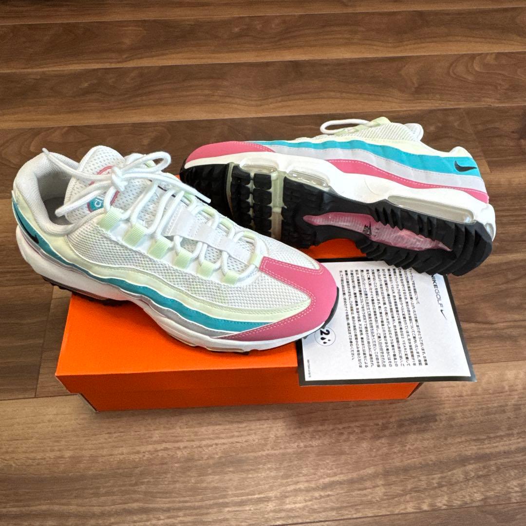 人気　新品未使用　NIKE AIRMAX 95 G GOLF ゴルフシューズ