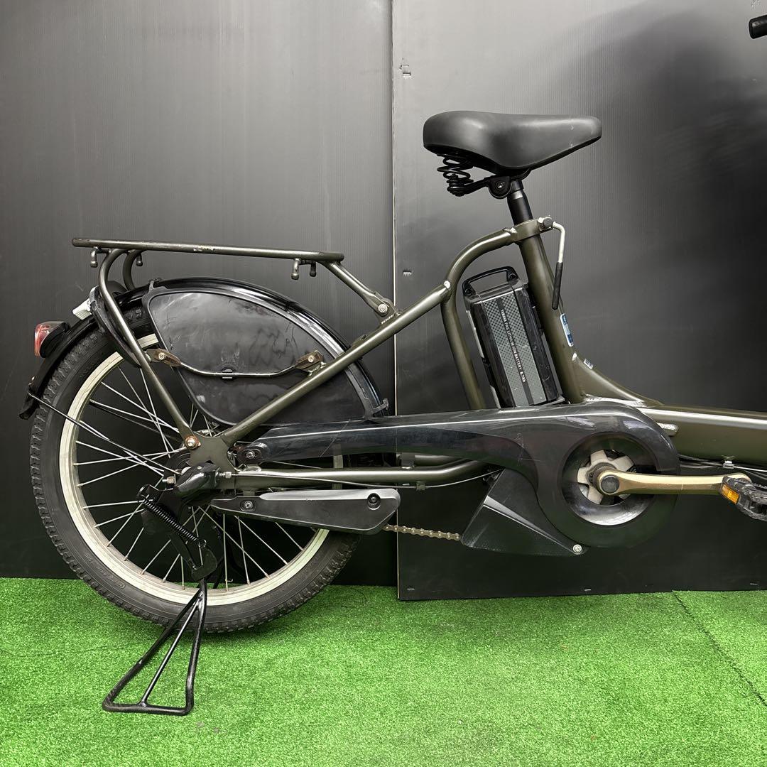 電動自転車 YAMAHA PAS kiss カーキ 3人乗り対応　80