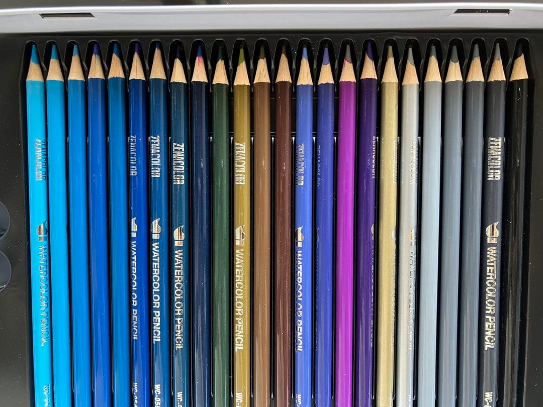 新品未使用 ZENACOLOR 色鉛筆 72色(生産終了)
