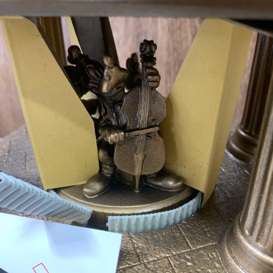 J578 オルゴール ミッキーコンサート 【未使用】ディズニー ノベルティ