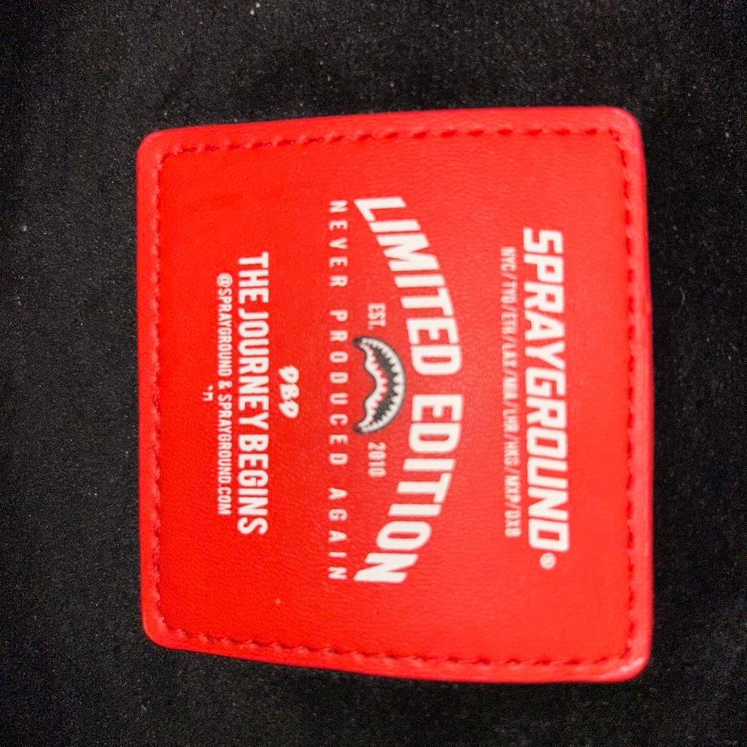 【美品】SPRAYGROUND ハーフデザイン バックパック ブラック×モノクロ