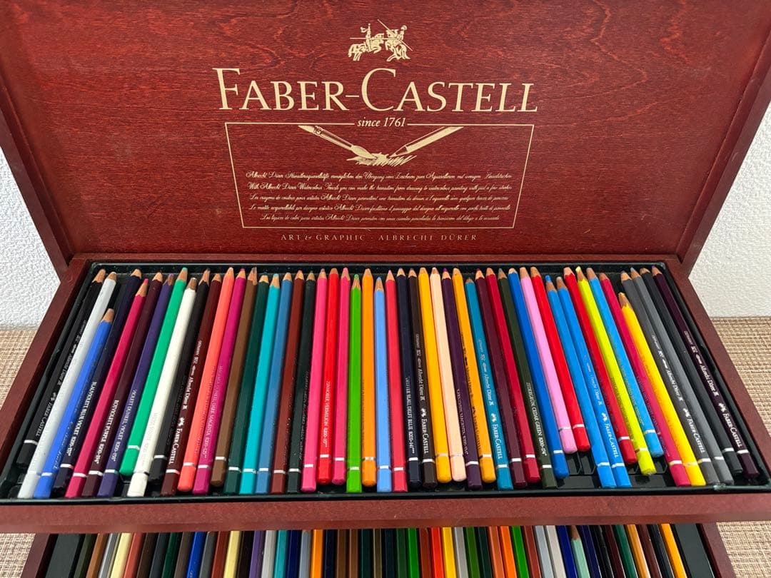 【ファーバーカステル 】Faber-Castell 100色鉛筆 木箱入り