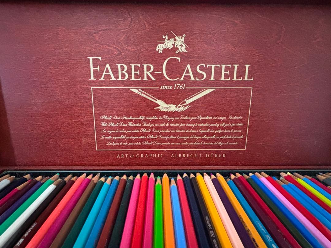【ファーバーカステル 】Faber-Castell 100色鉛筆 木箱入り