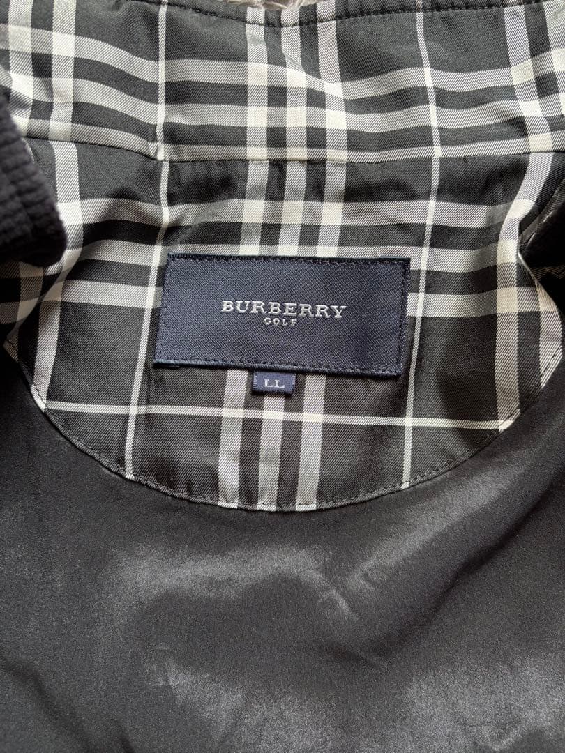 BURBERRY ダークグレー ジップアップジャケット