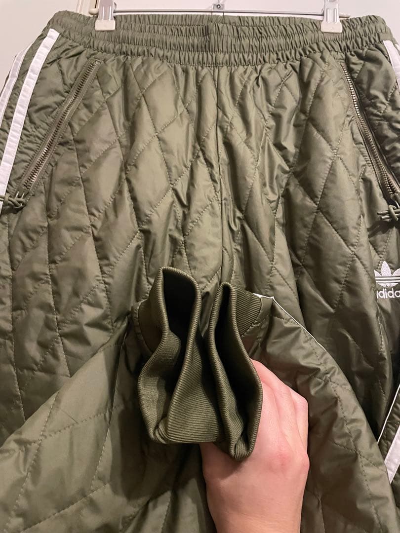 adidas アディダス キルティング ジャージ ブルゾン セットアップ