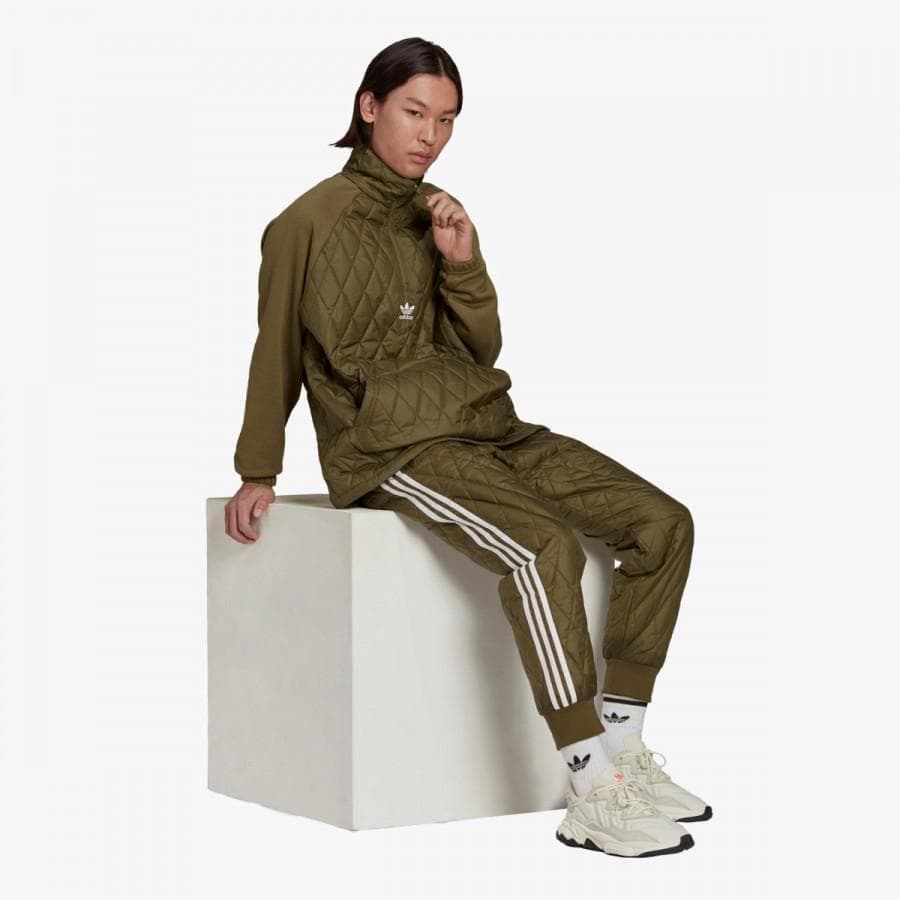 adidas アディダス キルティング ジャージ ブルゾン セットアップ