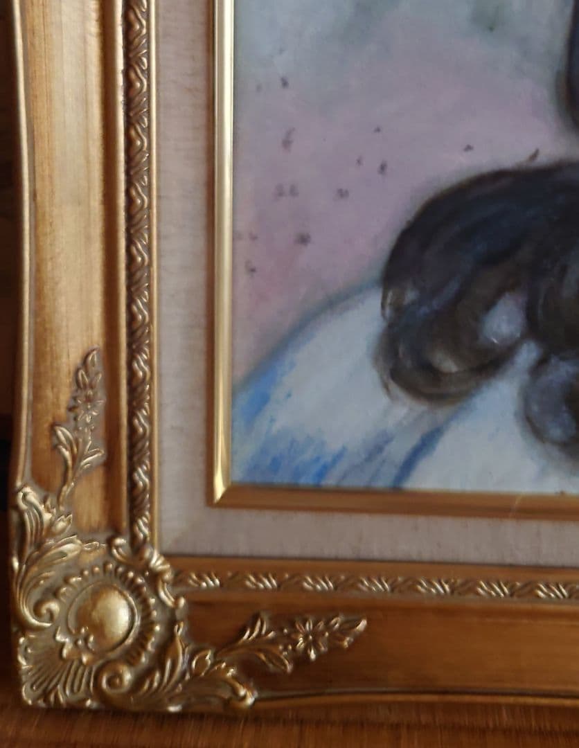 宮廷画家ビジェルブランの少女画です。油彩画模写