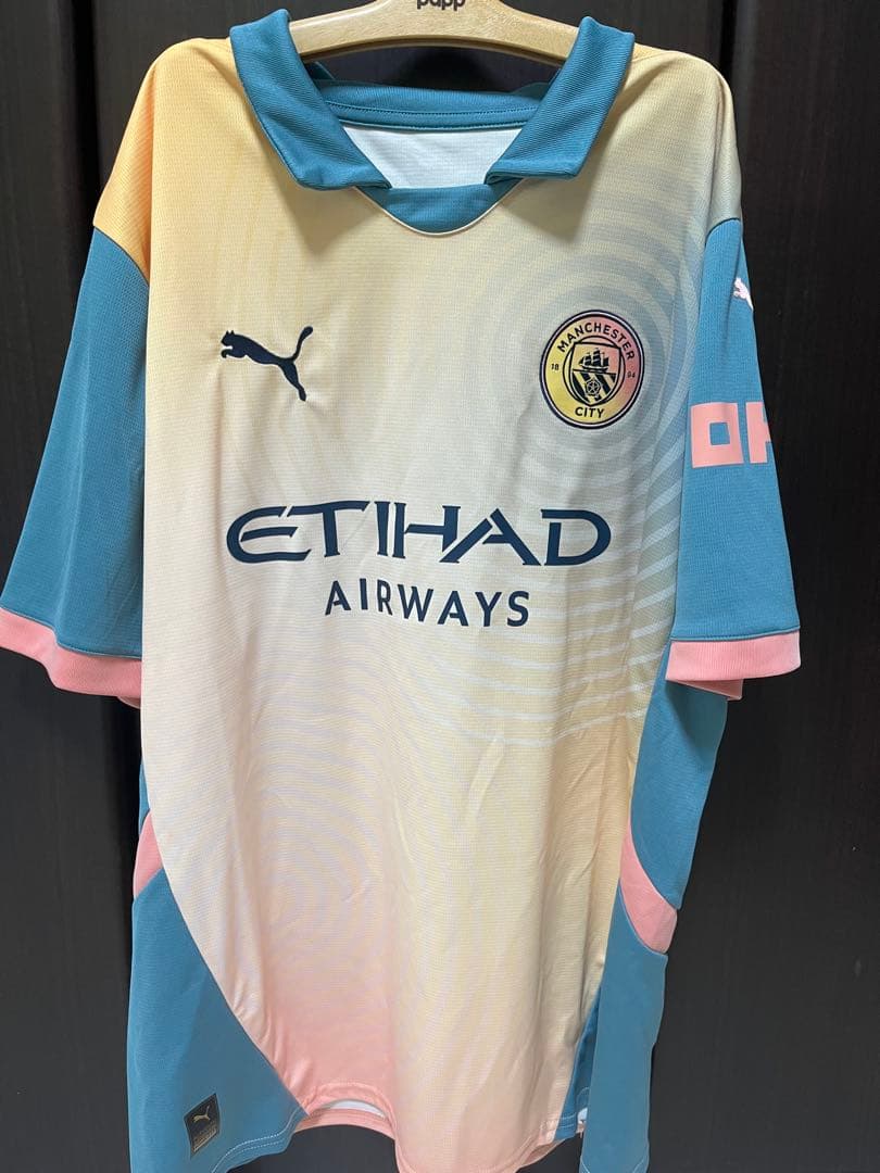 【美品】マンチェスター・シティ 24/25 ユニフォーム 3rd 正規品 XL