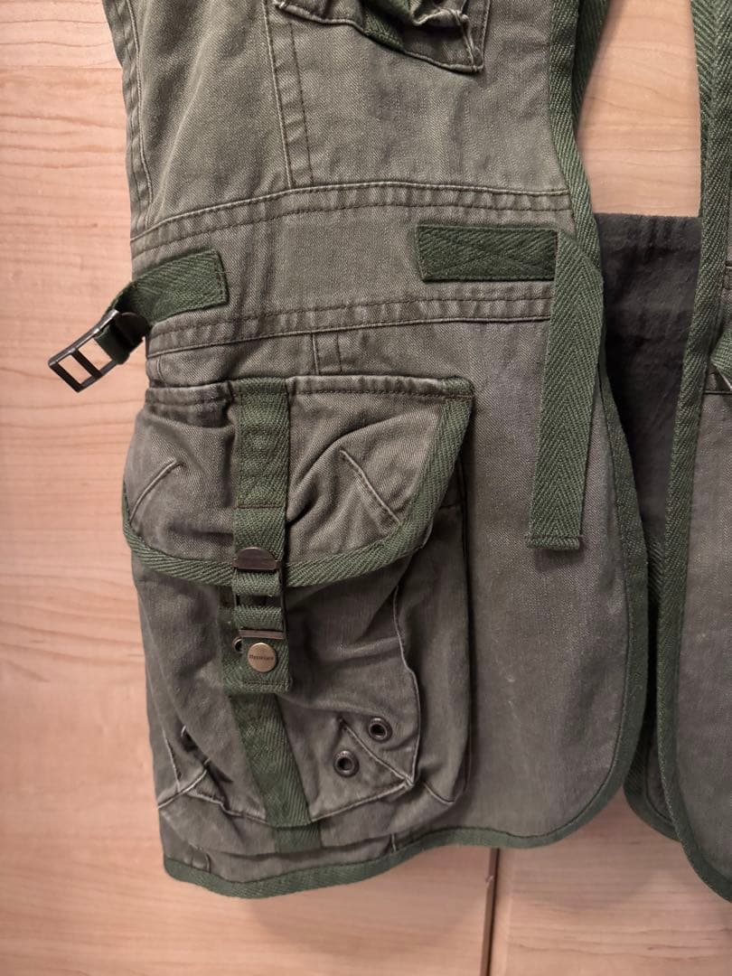 Hysterics フィッシングベスト カーキ　多機能ベスト