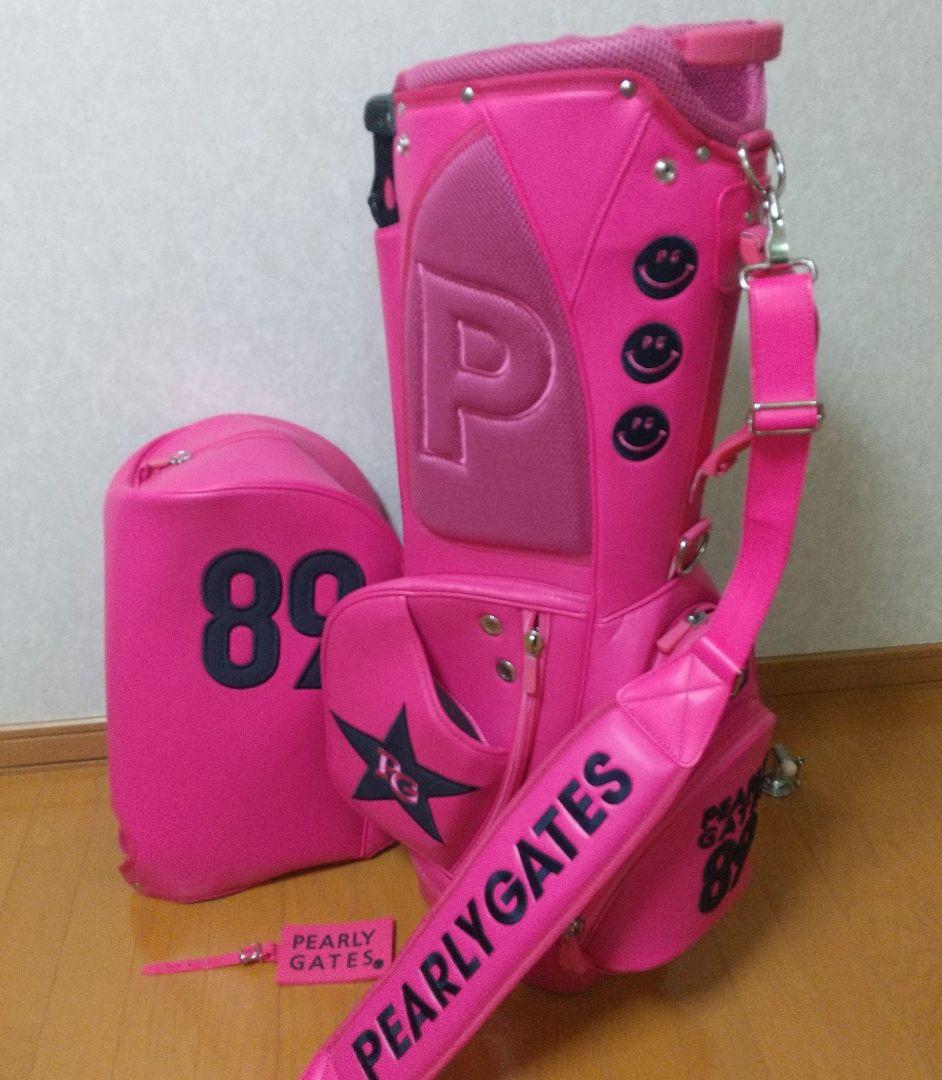 新品 PEARLY GATES キャディバッグ 89 ピンク