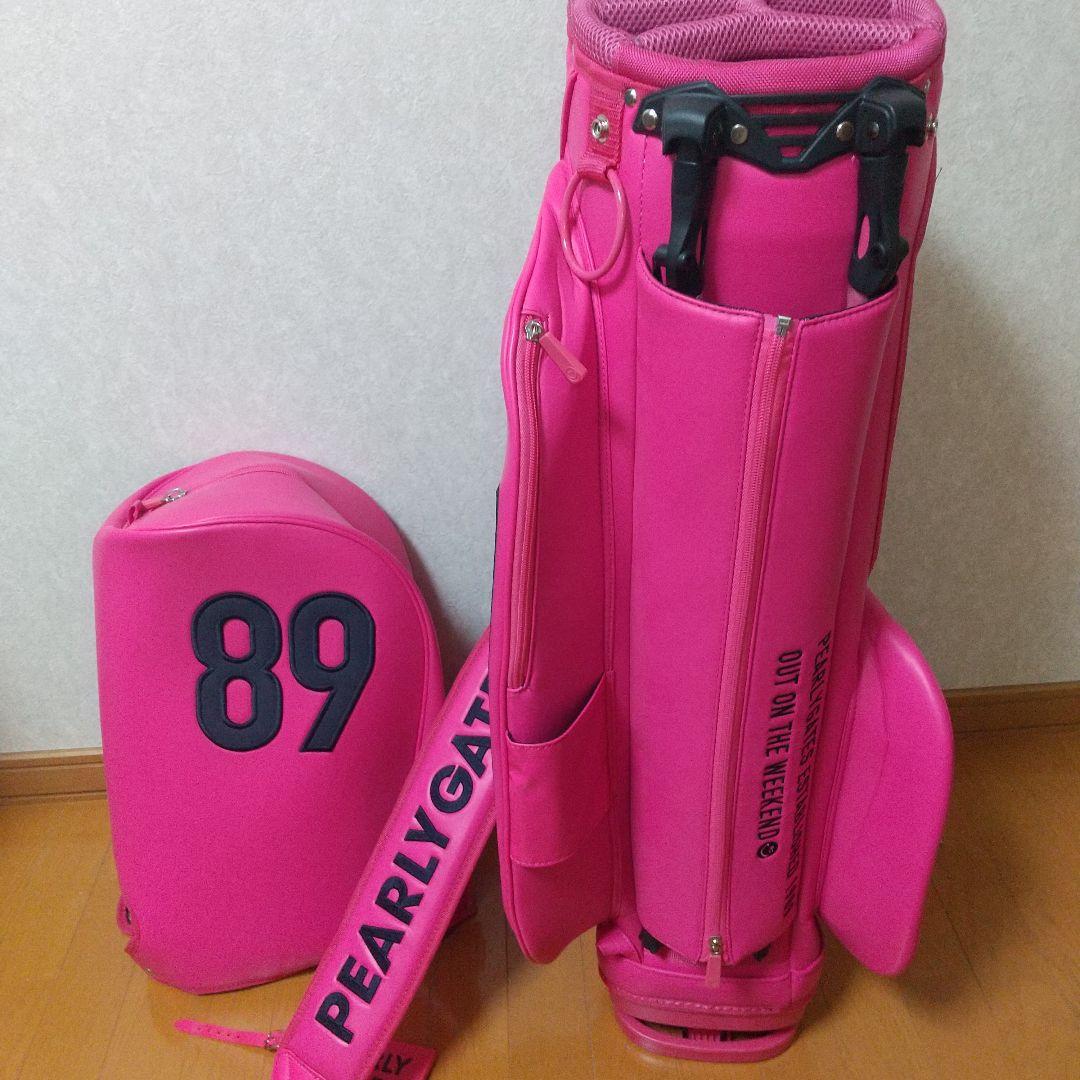 新品 PEARLY GATES キャディバッグ 89 ピンク