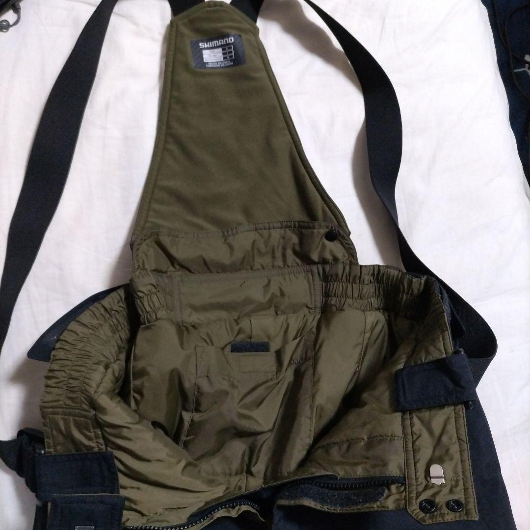 シマノ　ゴアテックス防寒着　ウォームスーツ中綿入り　美品