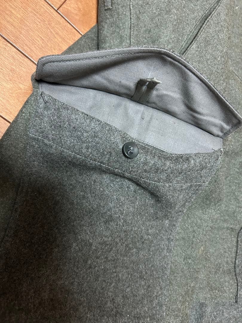 スウェーデン軍　M39ウールカーゴパンツ　軍パン　サバゲー　実物　グレー