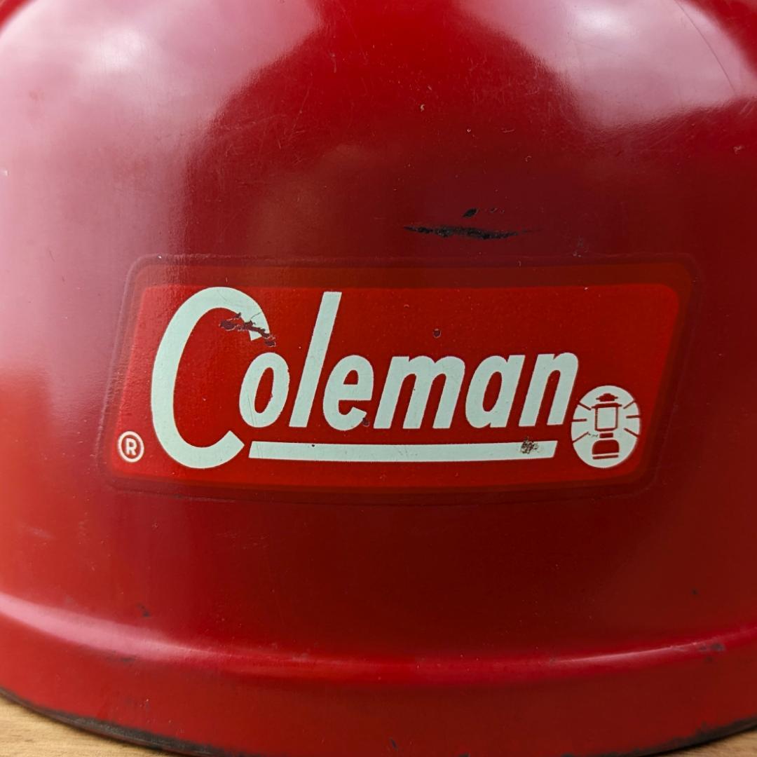 希少マルーン★コールマン ランタン 200A 62年6月製 PYREX赤ロゴ美品