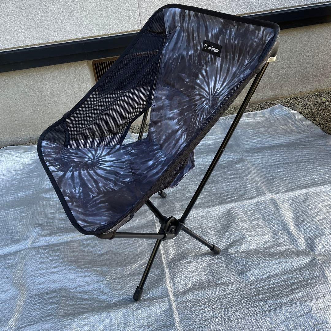 【値下げしました】Helinox タイダイ柄 アウトドアチェア　ボールフィート付